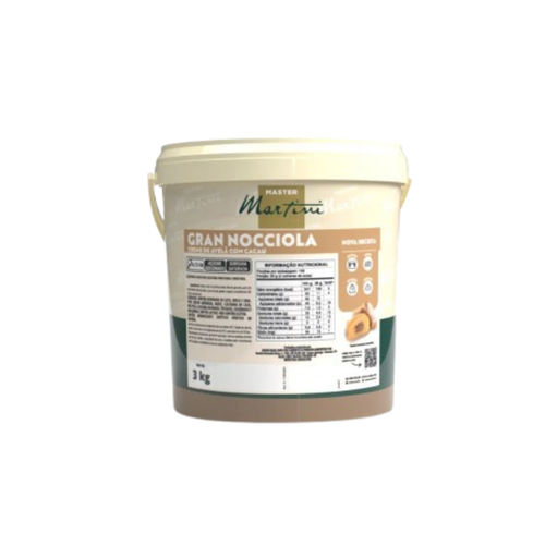 Recheio Gran Nacciola Creme de Avelã com Cacau 3kg - Master Martini