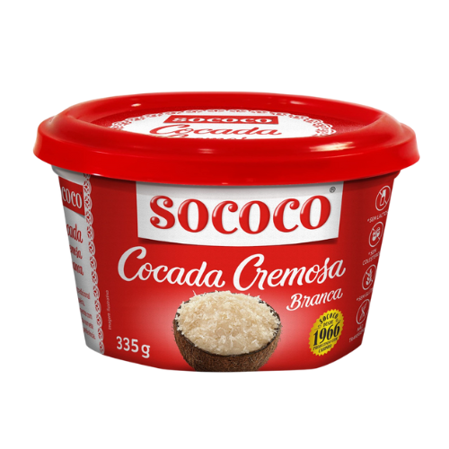 Cocada Doce de Coco Branco 335g - Sococo