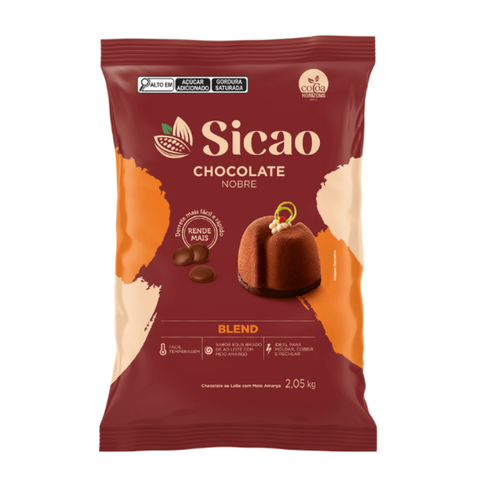 Chocolate Seleção Amargo 63% 1,01kg - Sicao